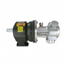 With Horizontal gear reducer