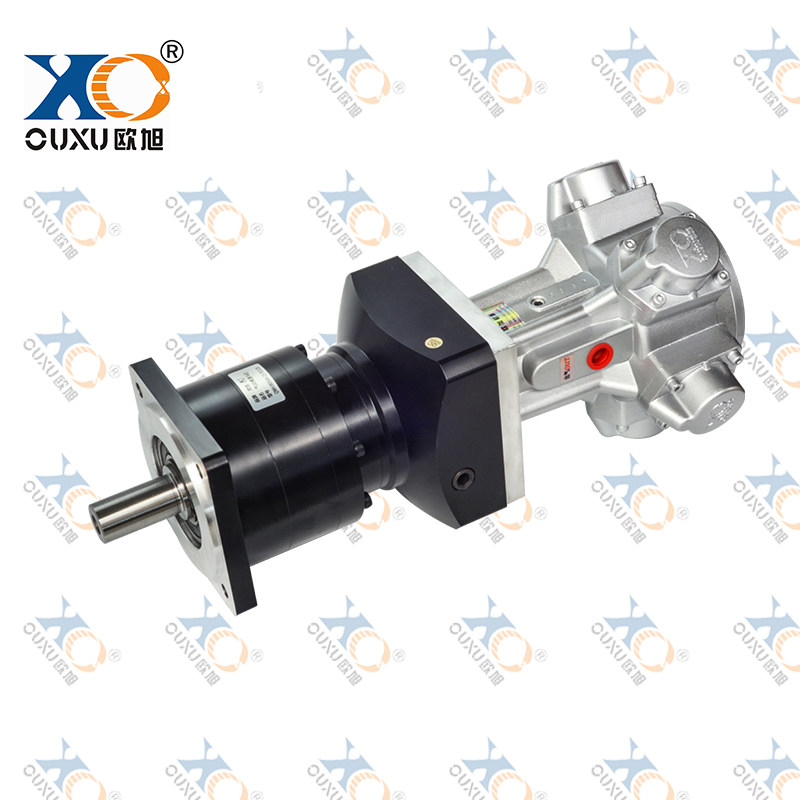 QMH050A/075/100活塞式气动马达配行星减速机